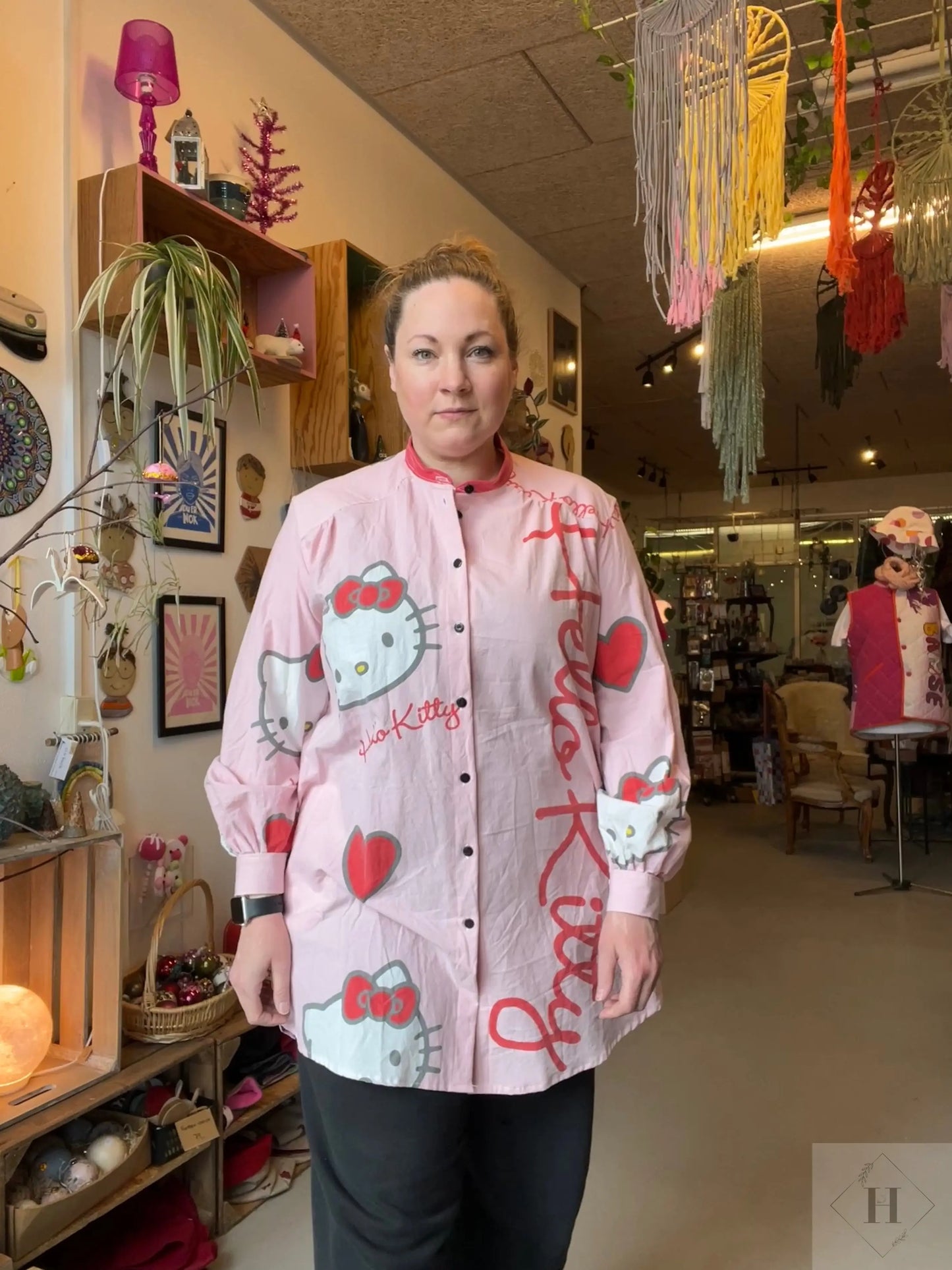 Lang skjorte - Hello Kitty Genfødt