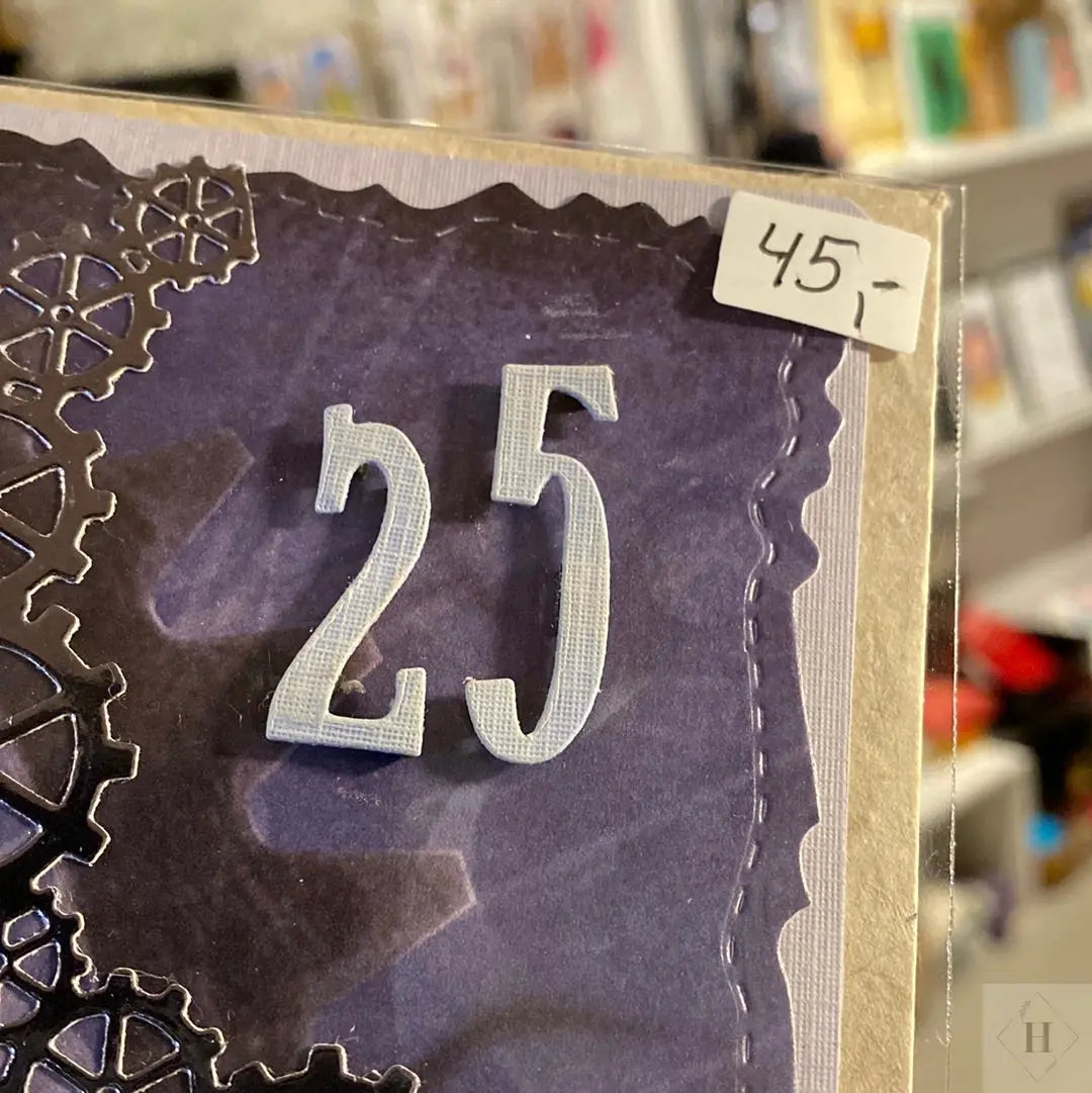 Kort til 25års fødselsdag Helle Vang