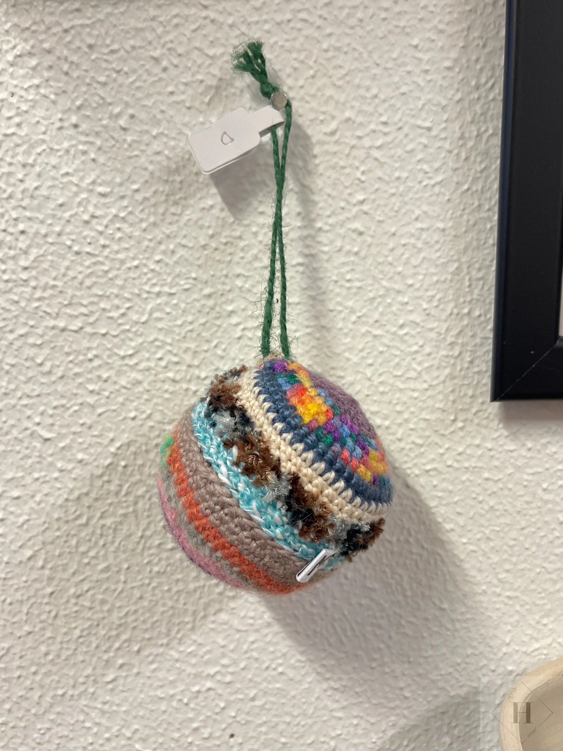Hæklede farverige ophæng Møhlde