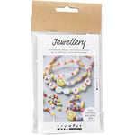 Indlæs billede til gallerivisning Mini DIY sæt - smykker med smilie perler Håndlavet af
