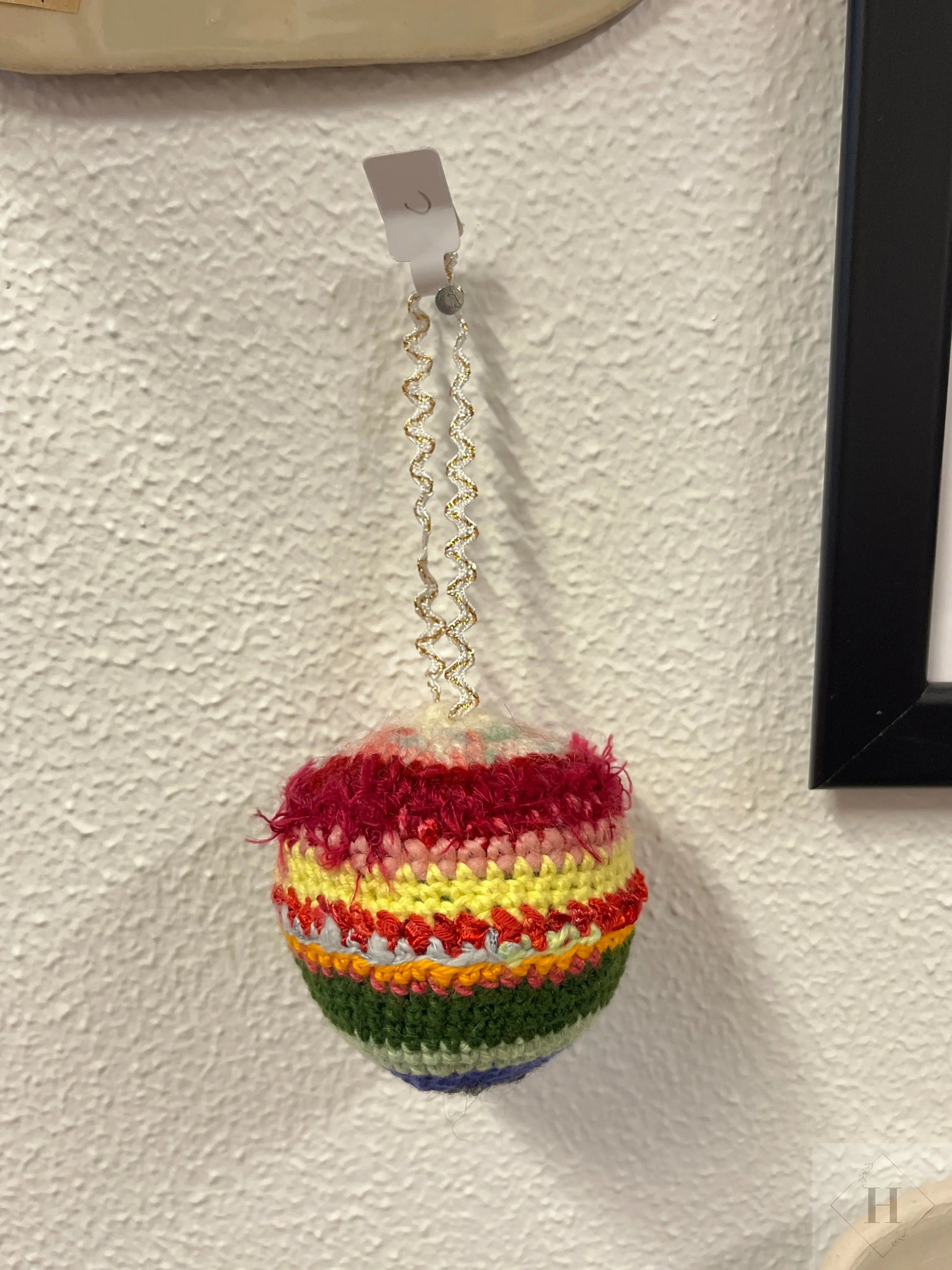 Hæklede farverige ophæng Møhlde