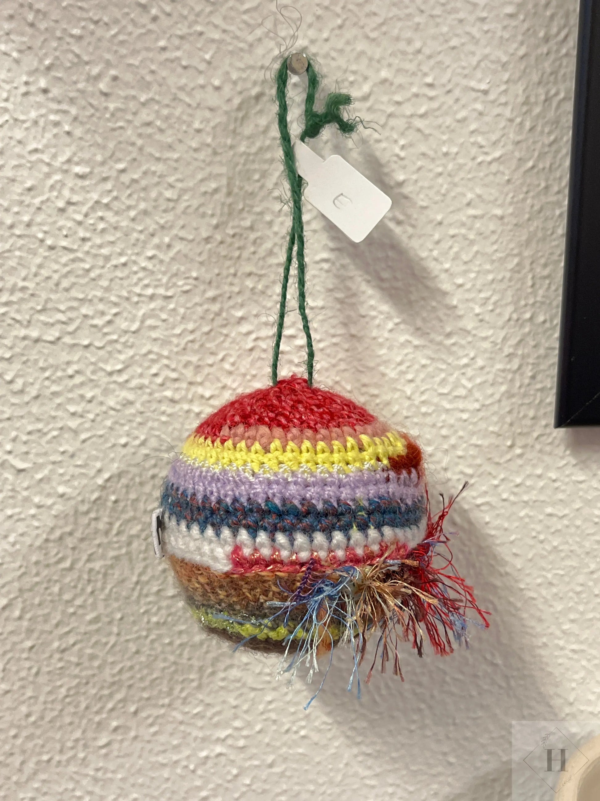Hæklede farverige ophæng Møhlde
