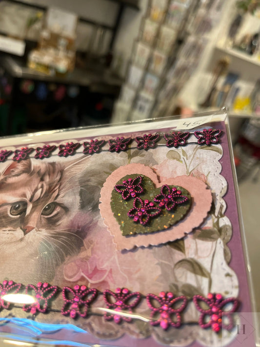 Bare fordi (kat) - kort Helle Vang