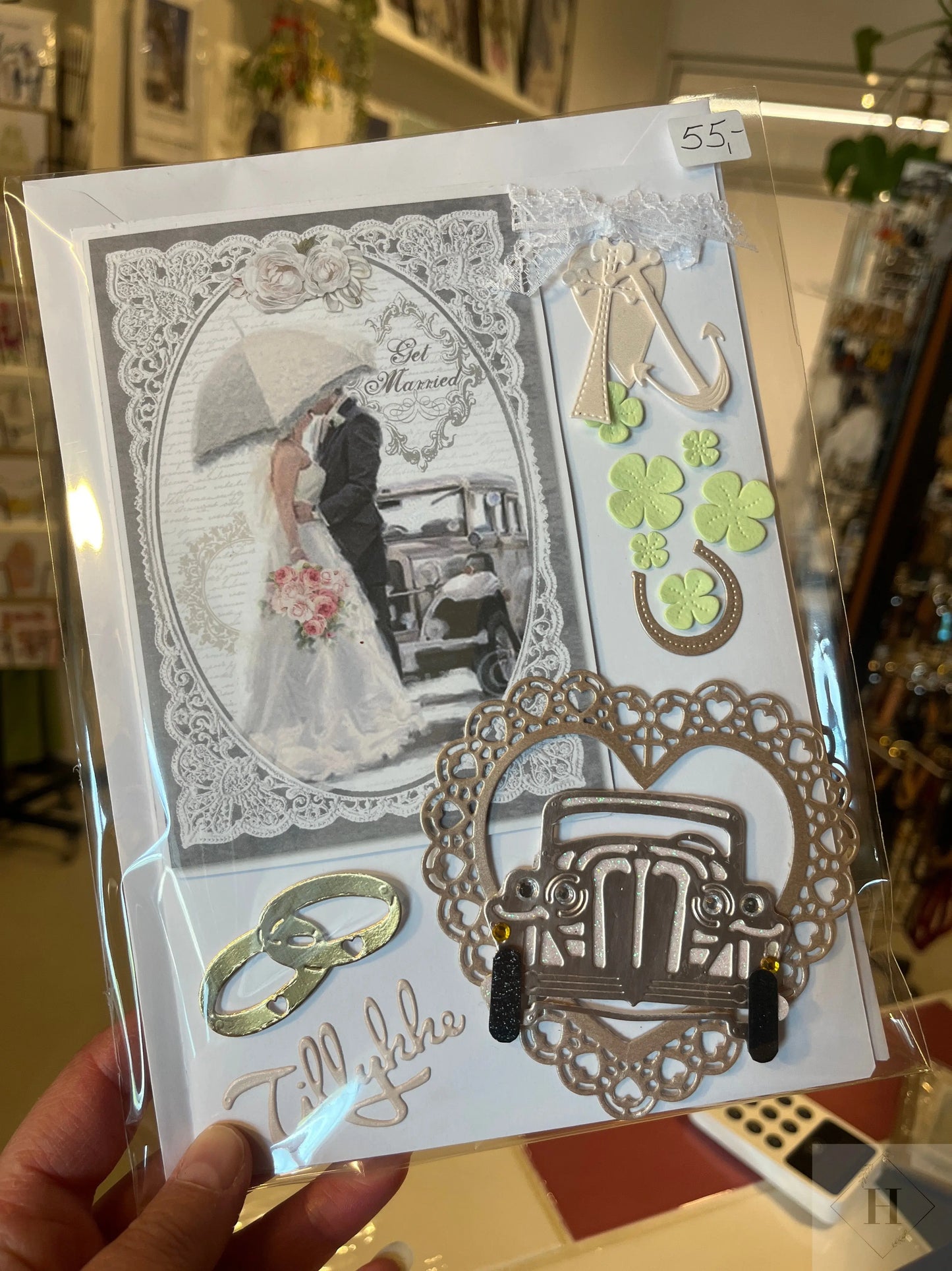 Bryllup - kort Helle Vang