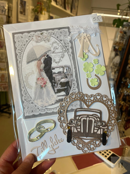 Bryllup - kort Helle Vang