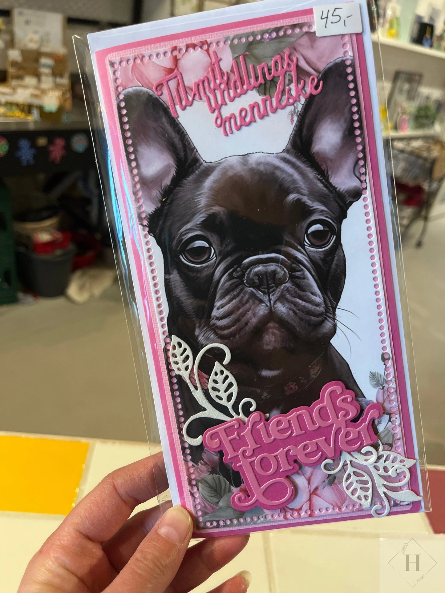 Friends forever - kort (hund) Helle Vang