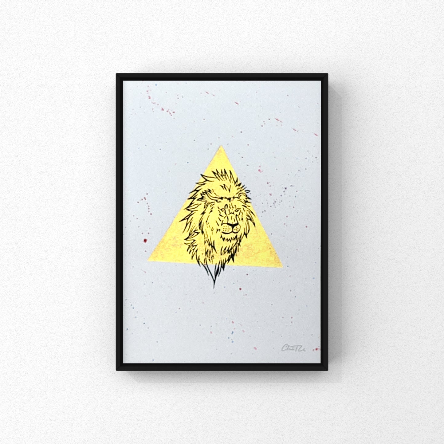 Stjernetegn A4 linoleumstryk