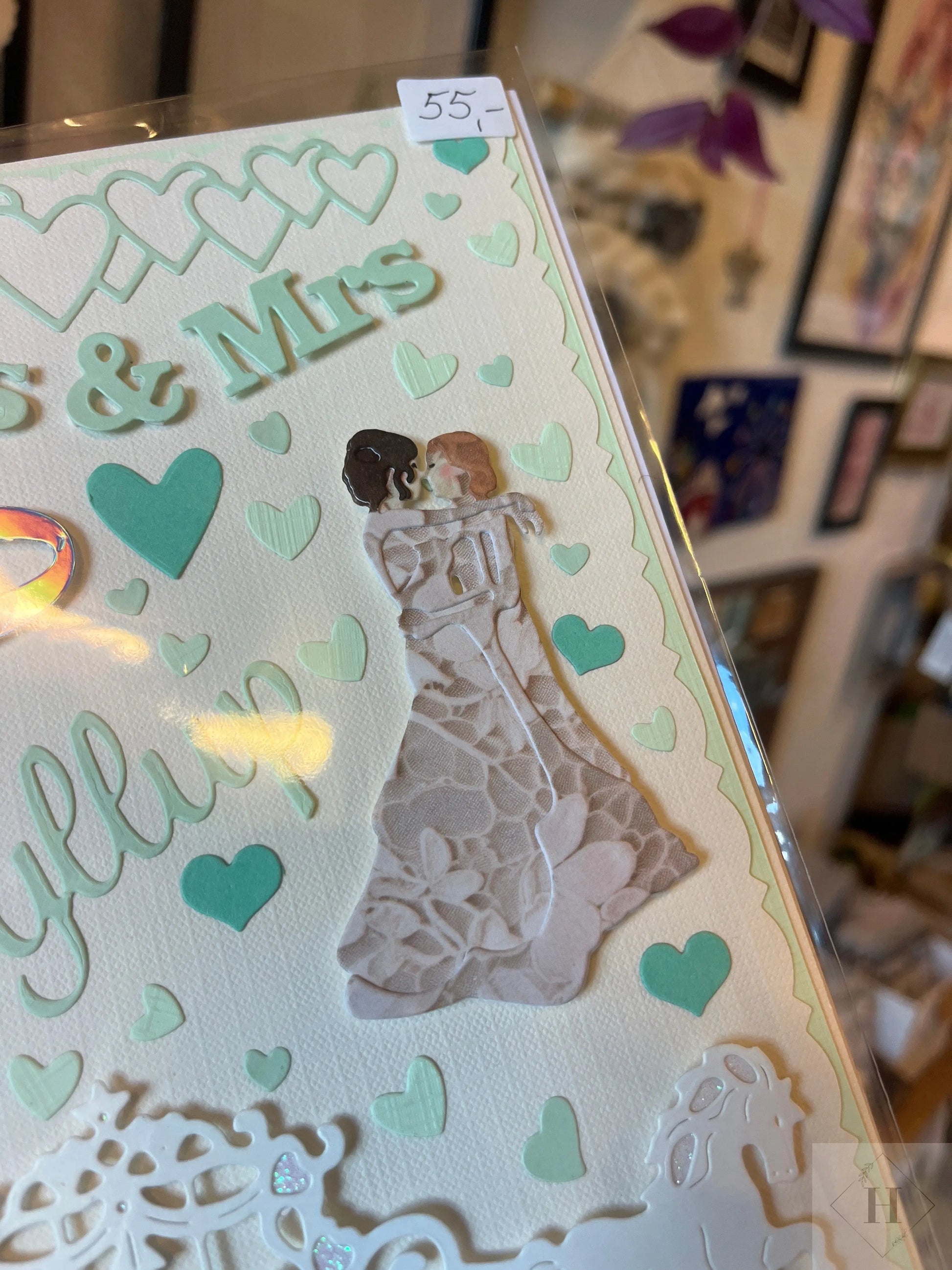 Bryllupskort - mrs & mrs Helle Vang