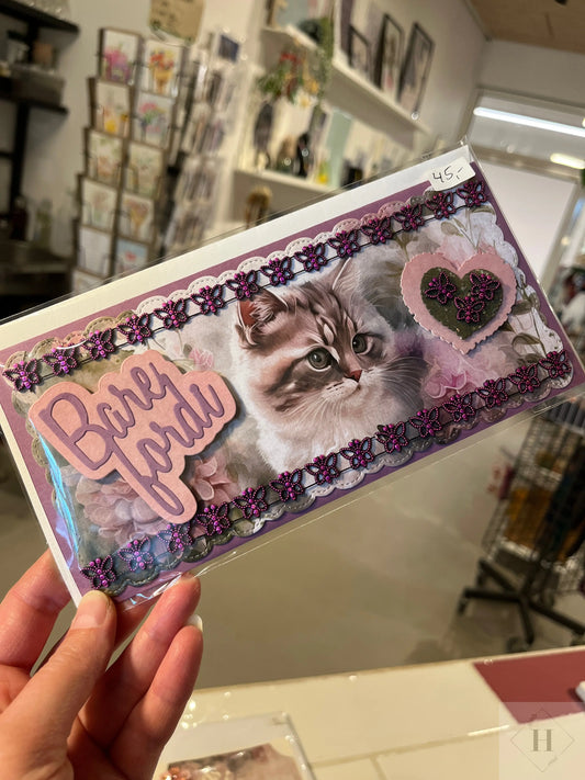 Bare fordi (kat) - kort Helle Vang