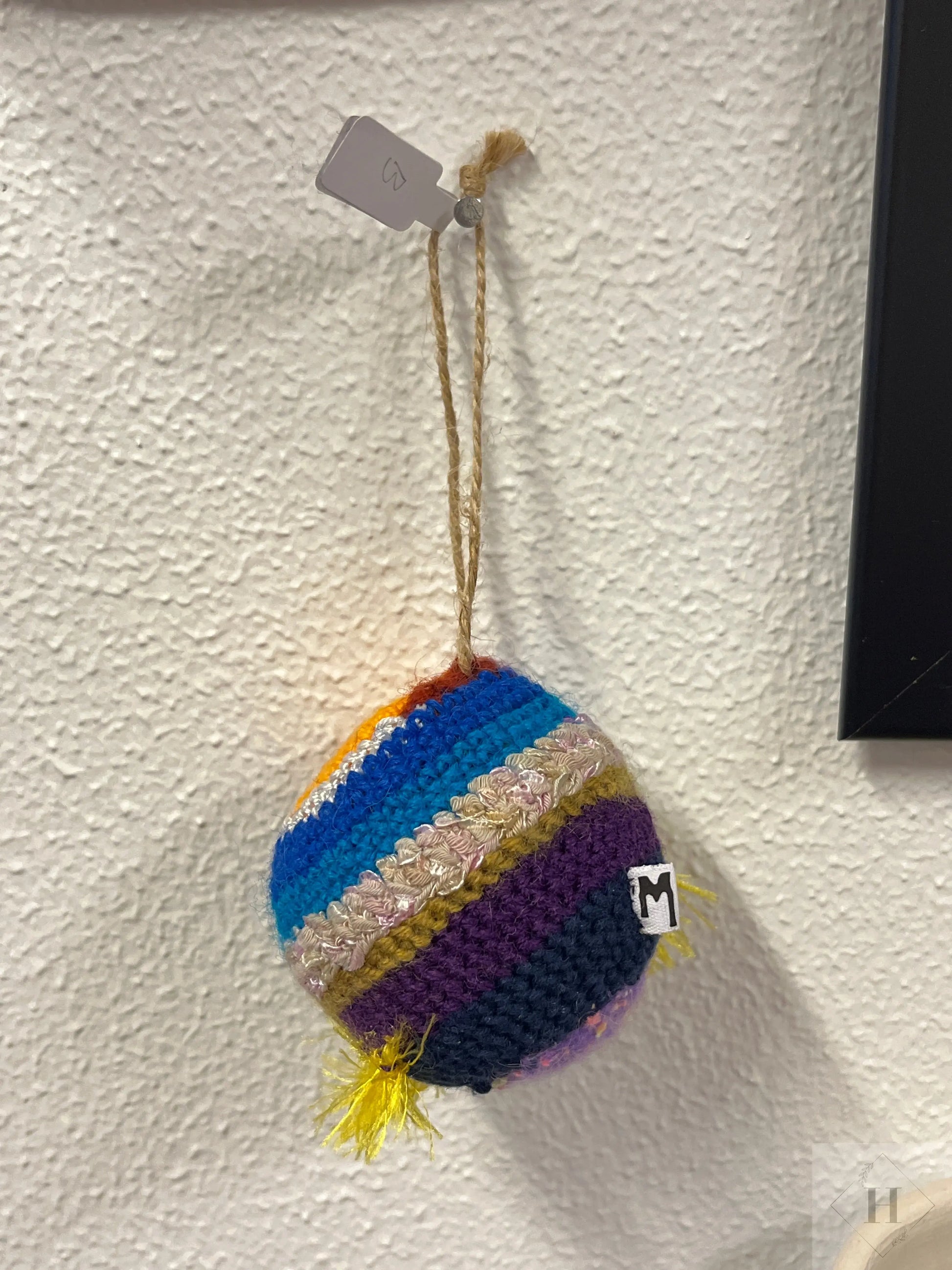 Hæklede farverige ophæng Møhlde