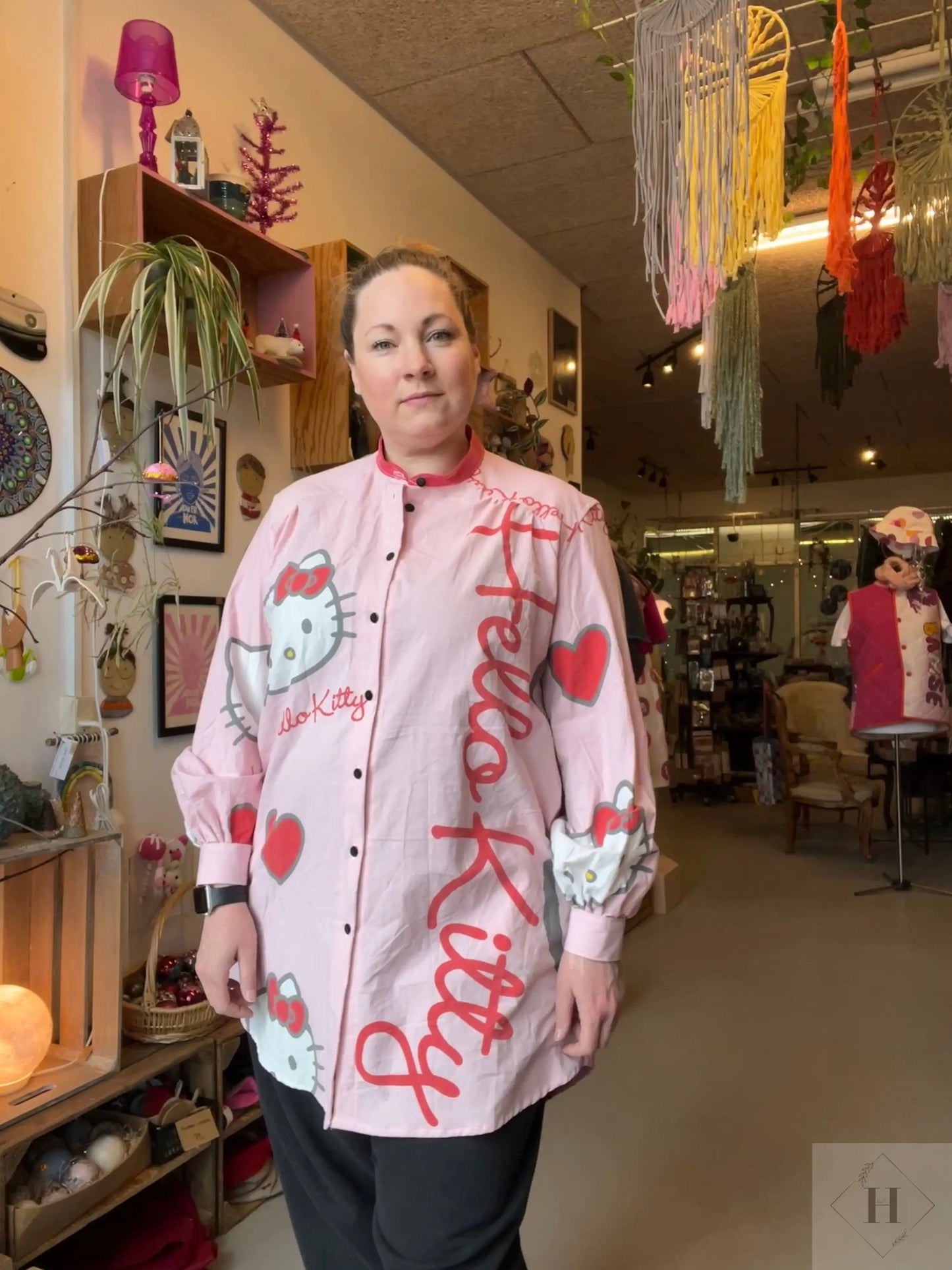 Lang skjorte - Hello Kitty Genfødt