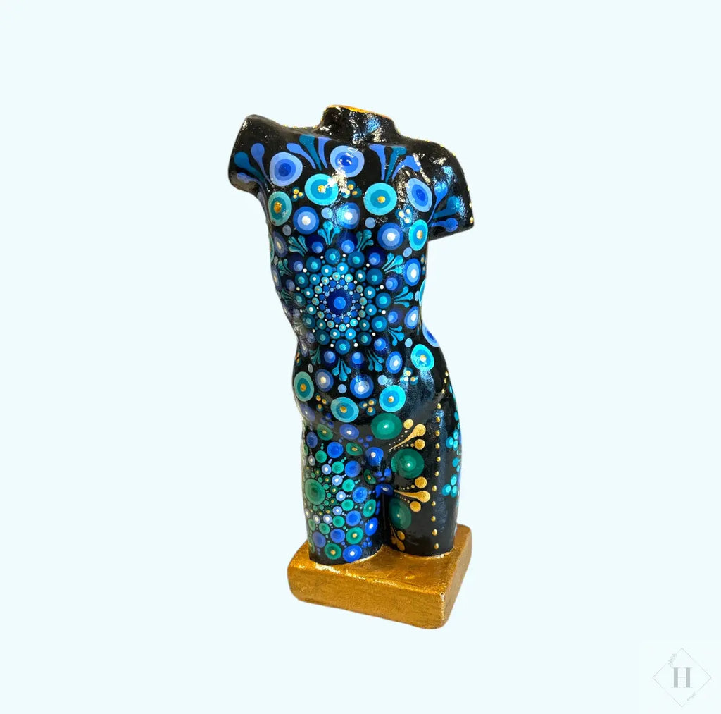 Figur torso - Dotart dekoreret Zenjasworld