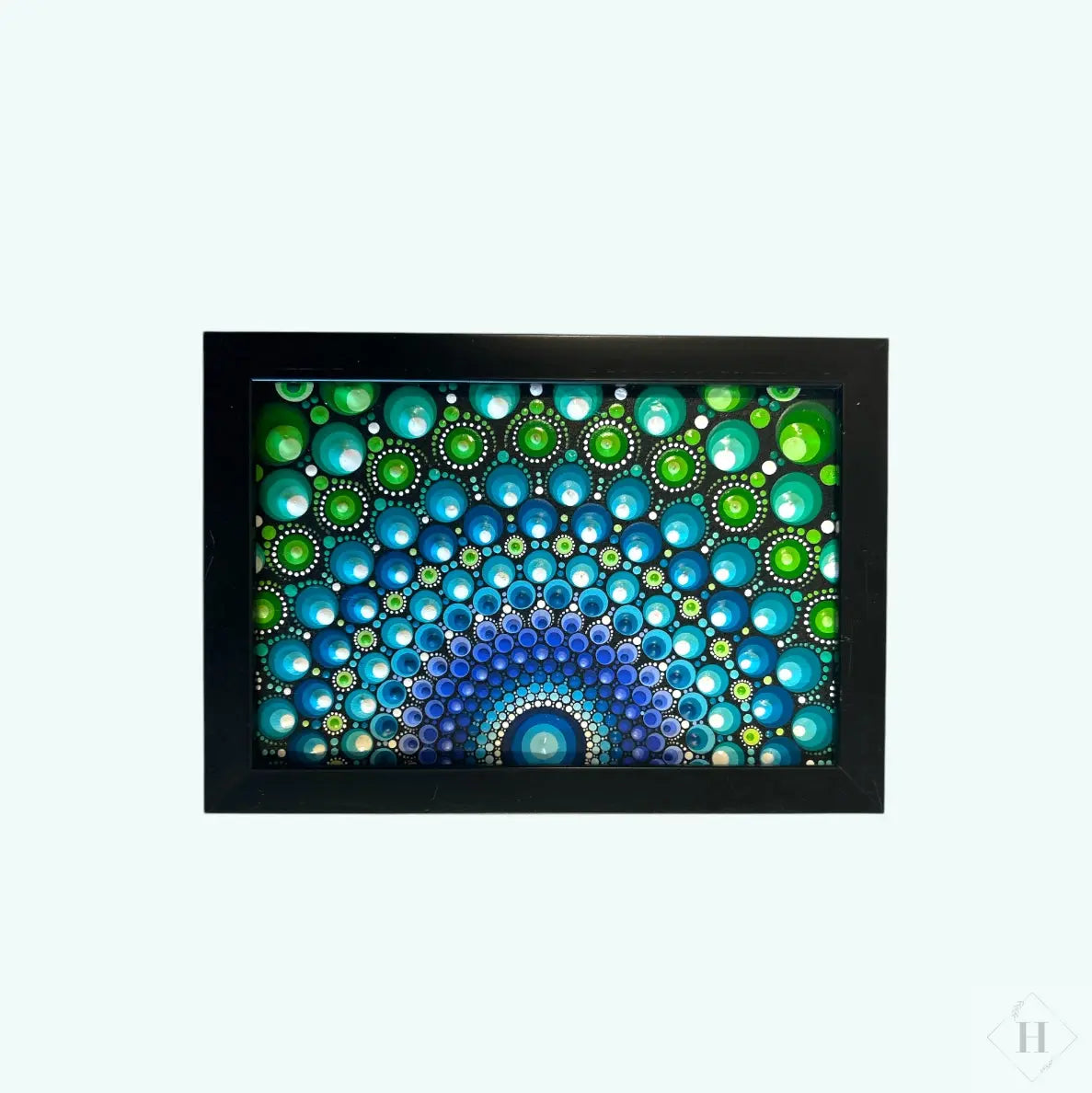 Dotart maleri i ramme 12 X 17 cm Zenjasworld