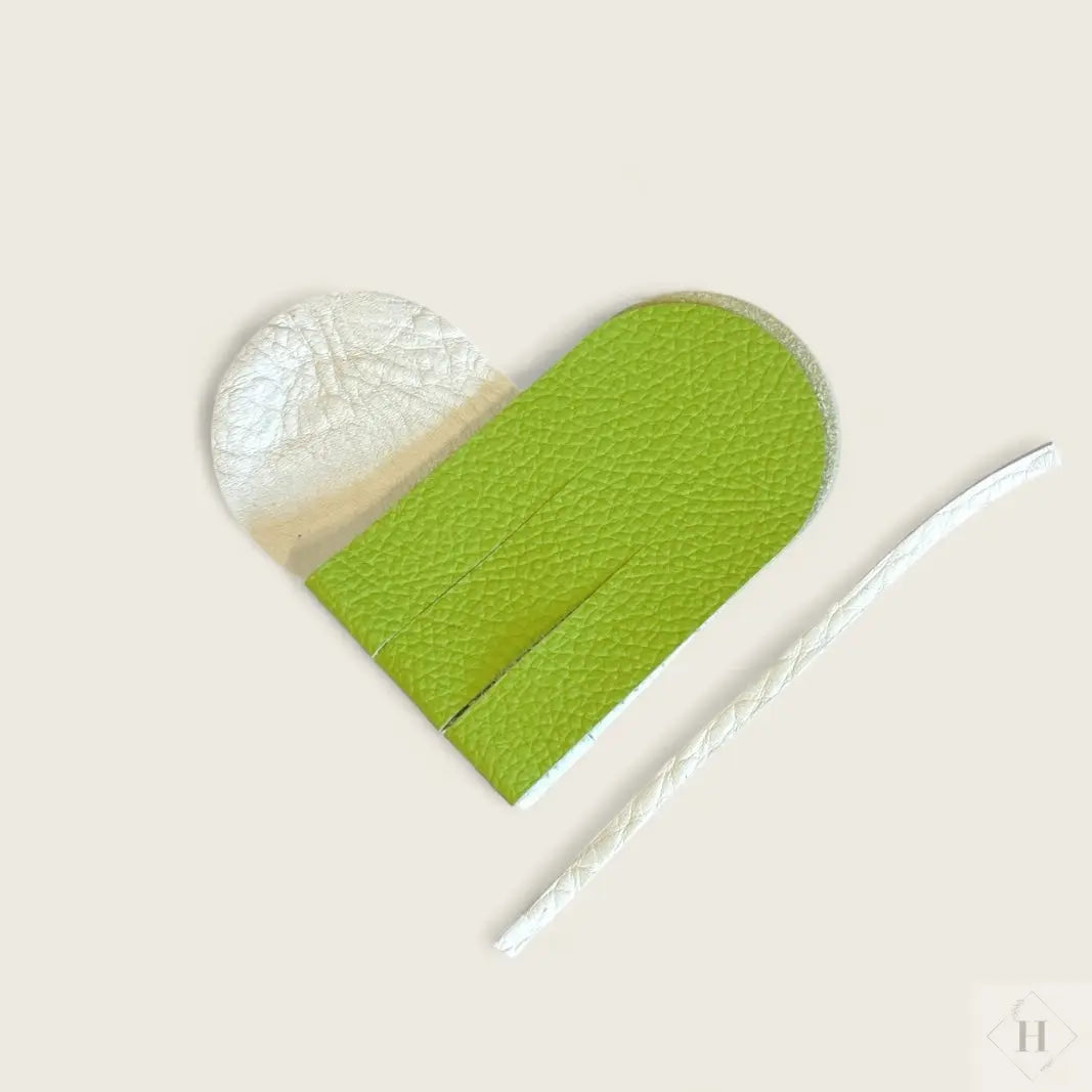 DIY - flettet hjerte i læder Unika Nord