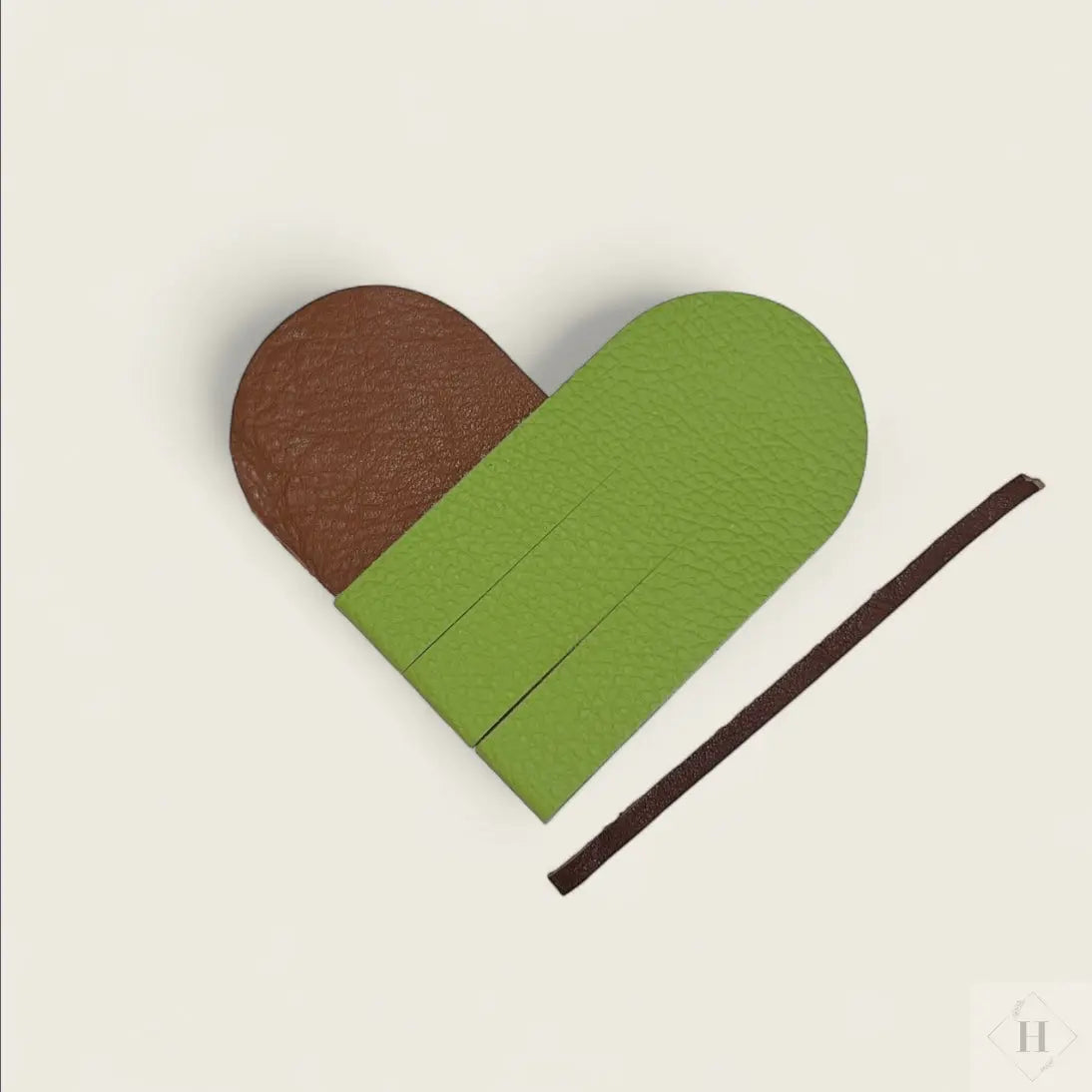 DIY - flettet hjerte i læder Unika Nord