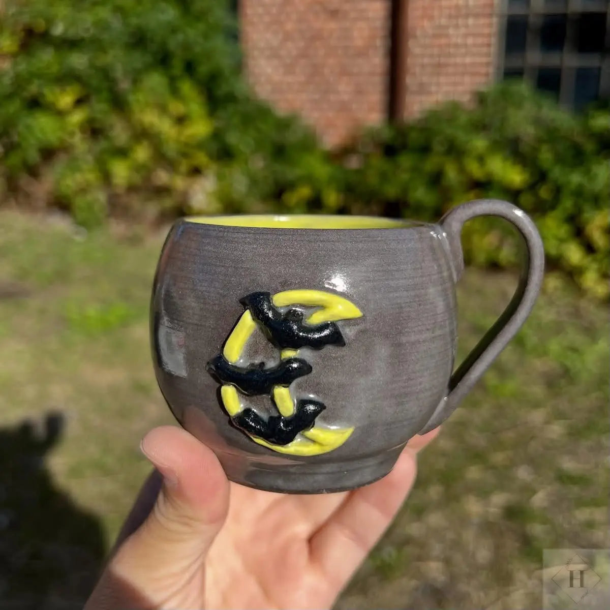 Krus med hank - bat moon Creatrivi