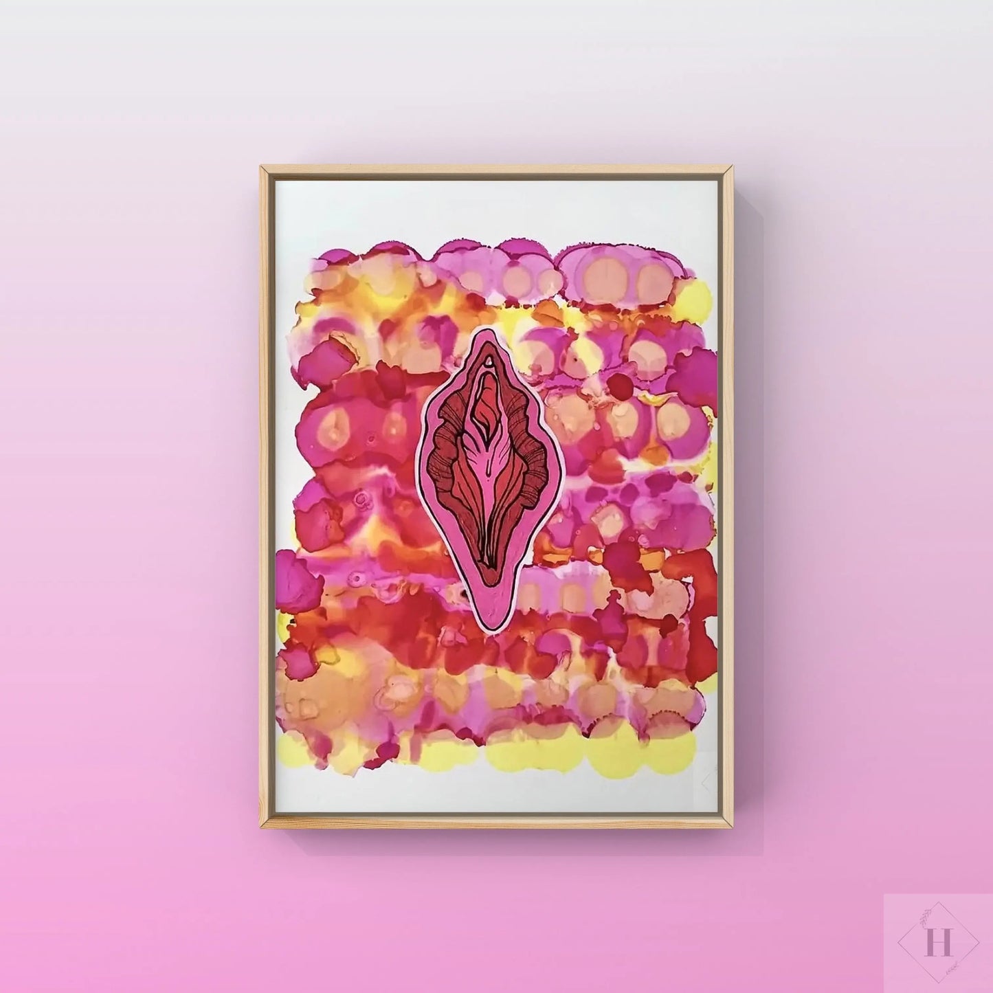 “Yoni 1” alcohol inc og posca A3 Fie Samson