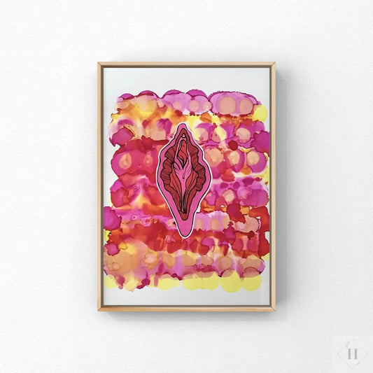 “Yoni 1” alcohol inc og posca A3 Fie Samson