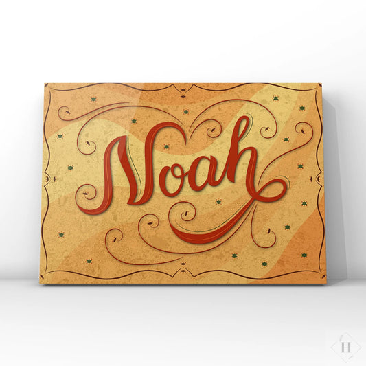 Puslespil med navn - Noah Pen Tool Grafisk