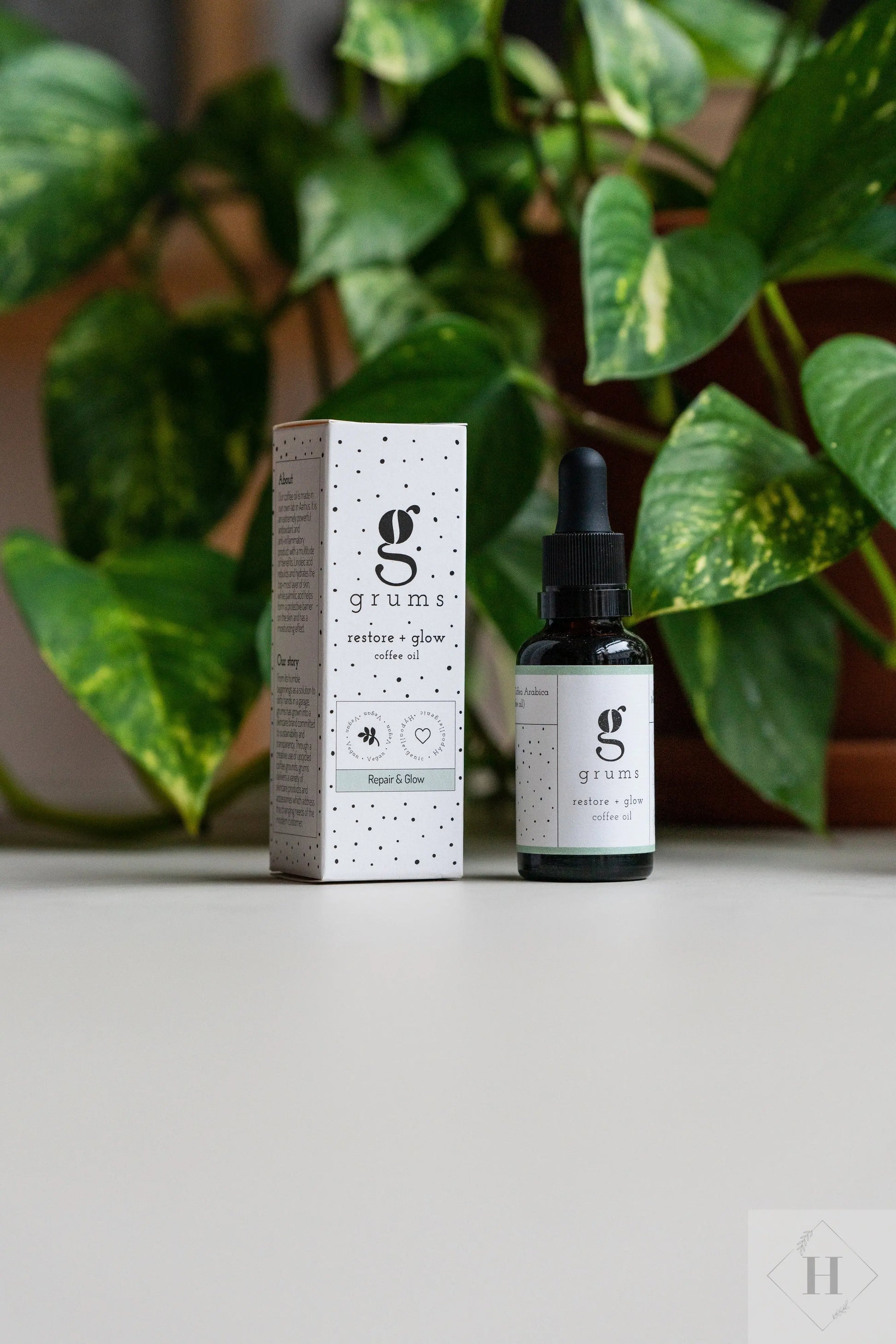 Grums restore + glow coffee oil (15 ml) Grums