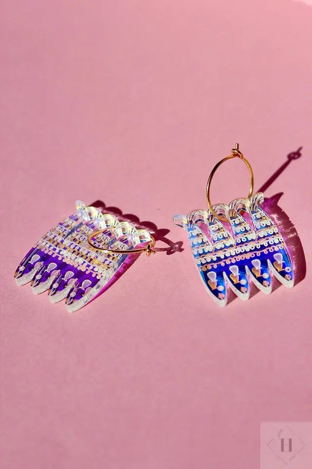 Juleøreringe - sild i en tønde Saisall