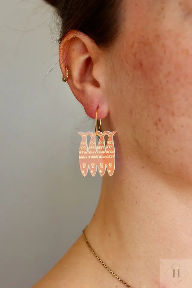 Juleøreringe - sild i en tønde Saisall