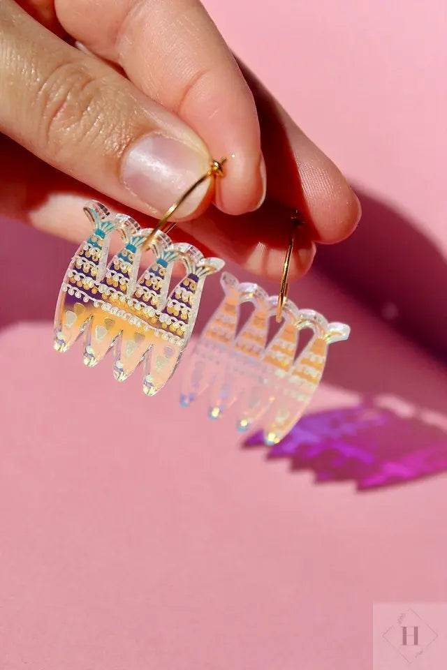 Juleøreringe - sild i en tønde Saisall