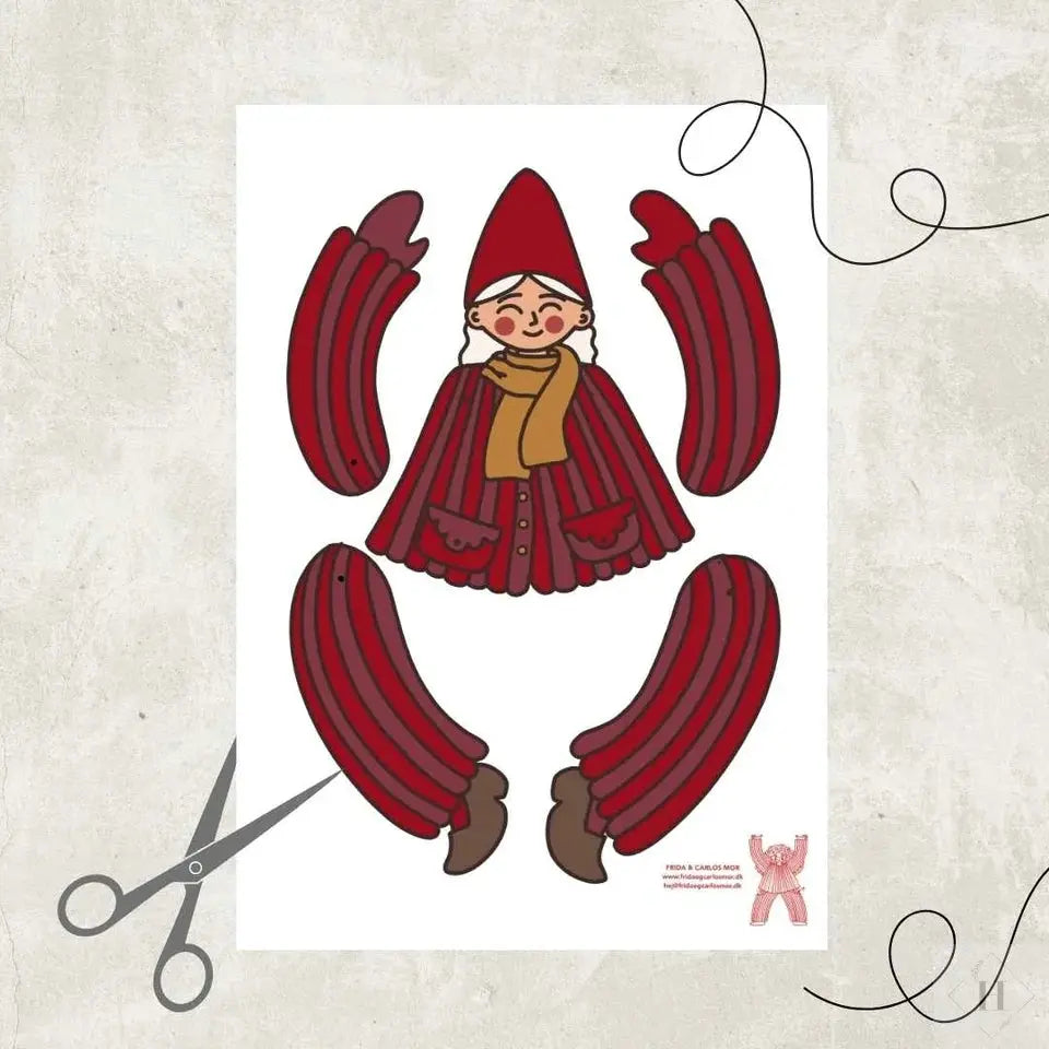 Sprællemand - nissemor Frida og Carlos mor