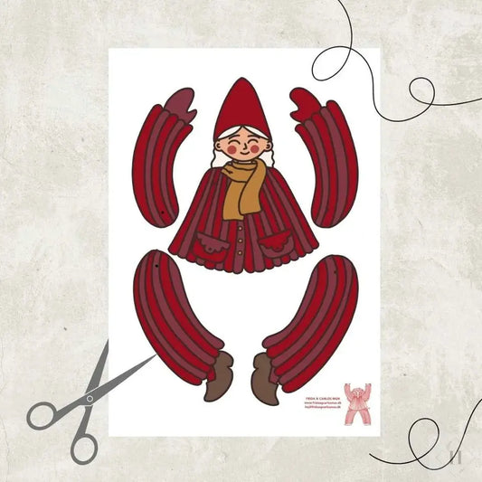 Sprællemand - nissemor Frida og Carlos mor