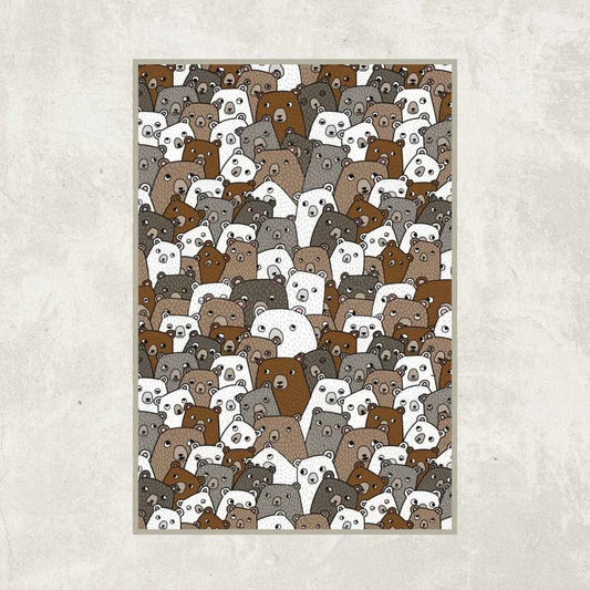 Bjørnebjørnebjørne plakat A3 Frida og Carlos mor