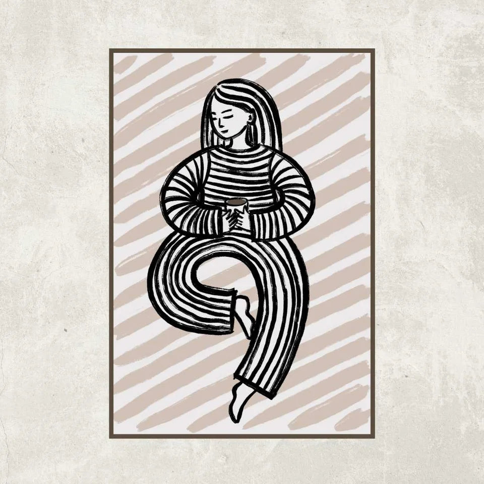 Kaffetid plakat A3 Frida og Carlos mor