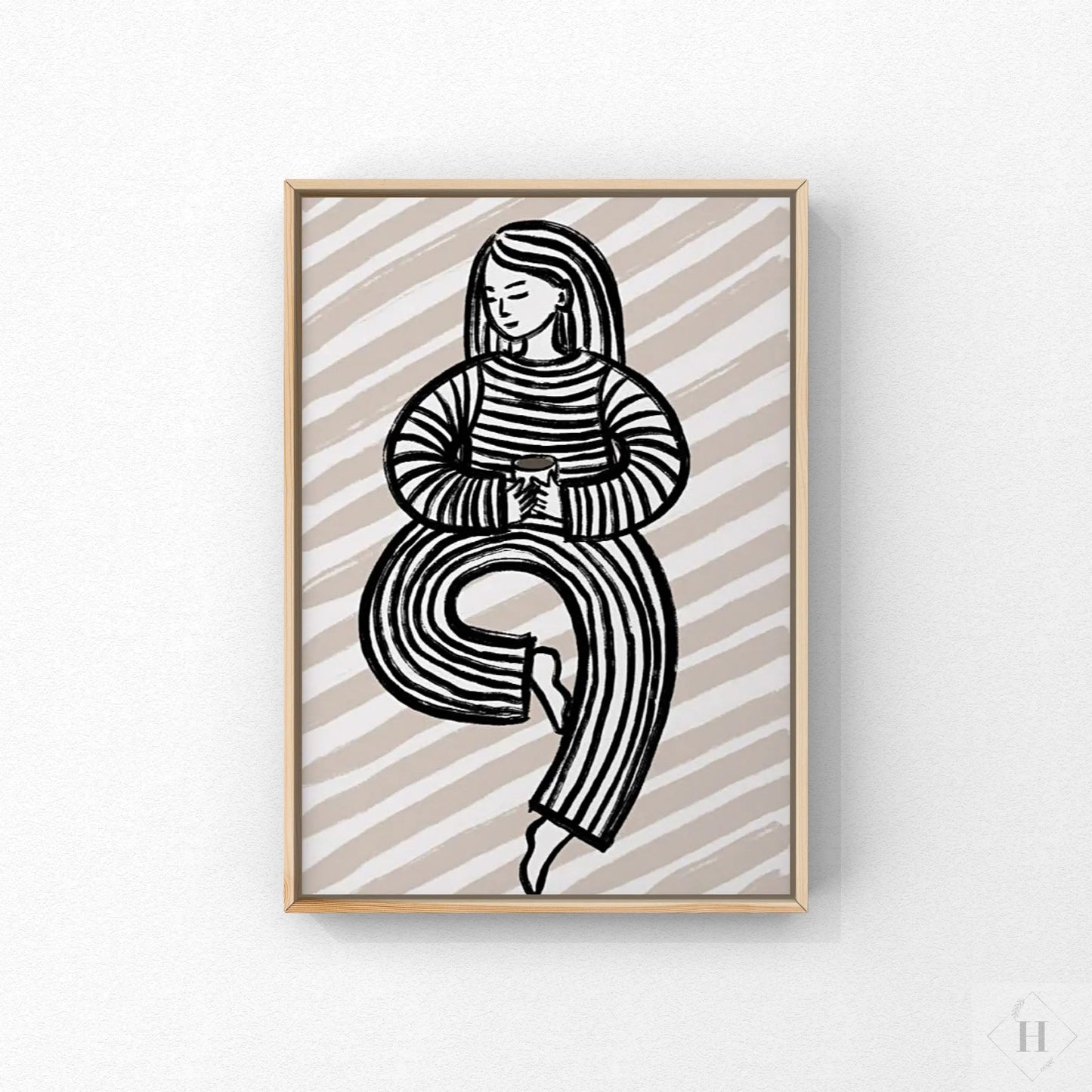 Kaffetid plakat A3 Frida og Carlos mor