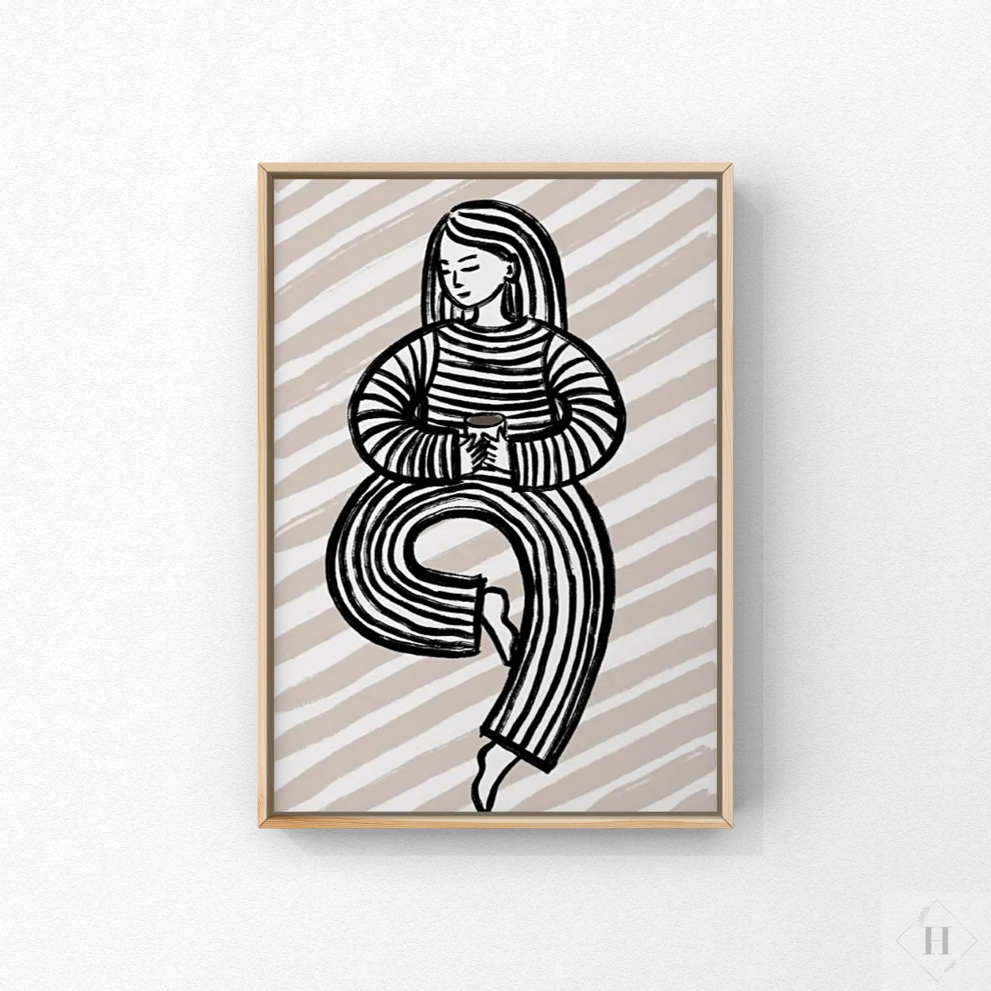 Kaffetid plakat A3 Frida og Carlos mor