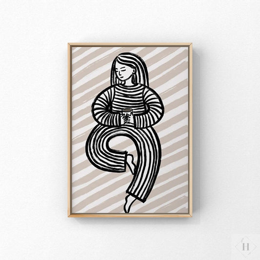 Kaffetid plakat A3 Frida og Carlos mor