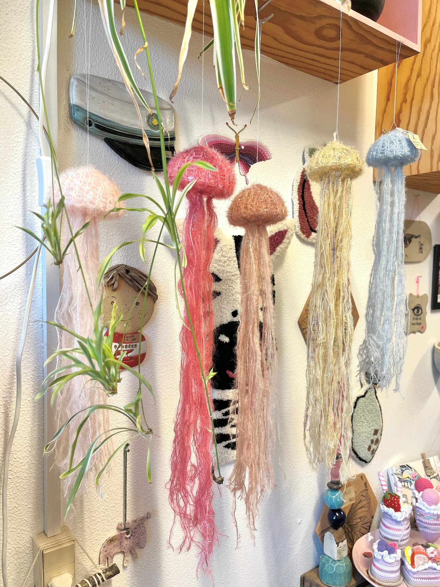 Hæklet glimmer goble - Lille (flere varianter) Irene Kokholm