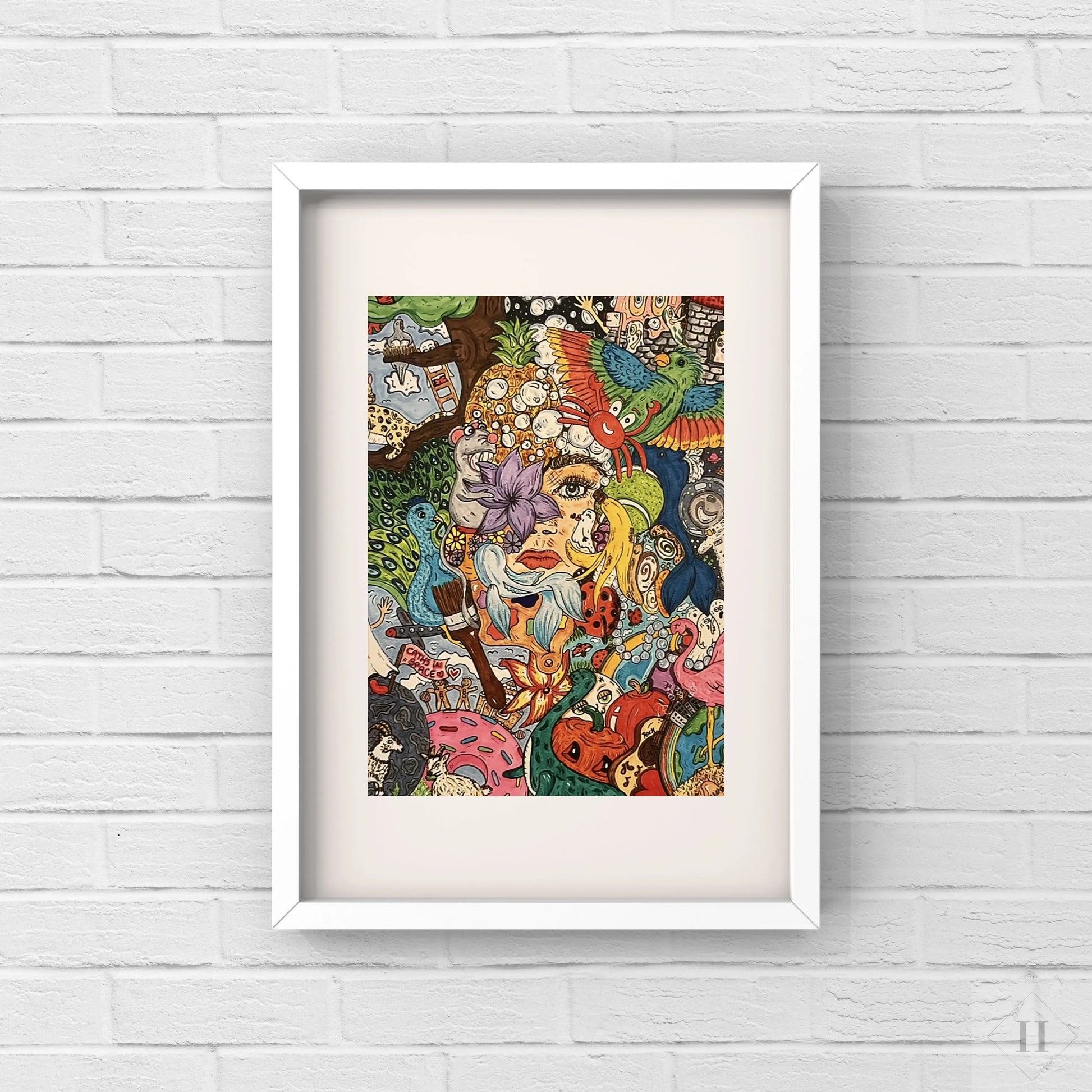 Kort - thoughts before sleep Caths in Space Art