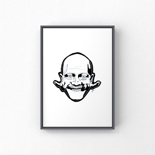 Creepy Hands - Original håndtegnet plakat A3