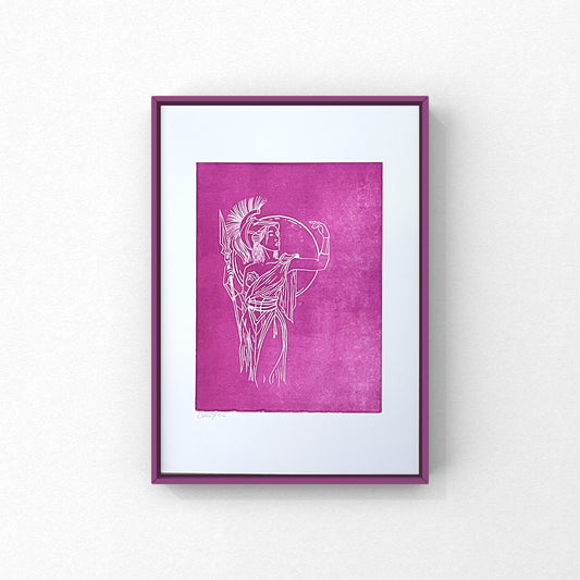 Gentle Warrior A4 linoleumstryk