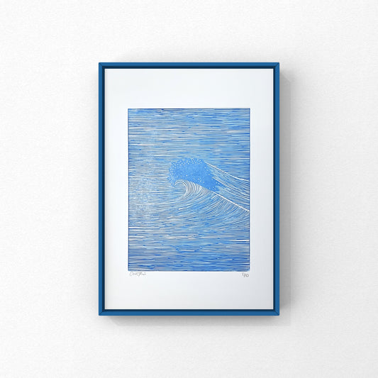 Wave of the Ocean A4 linoleumstryk