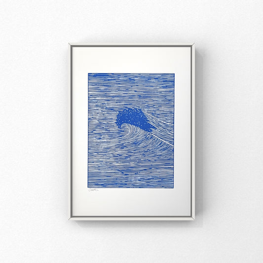 Wave of the Ocean A4 linoleumstryk