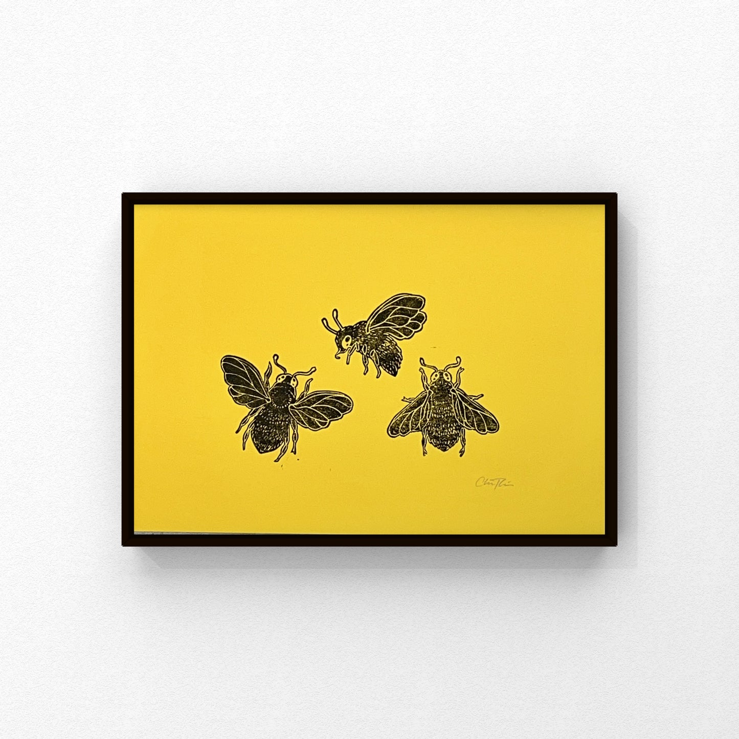 Bees A4 linoleumstryk