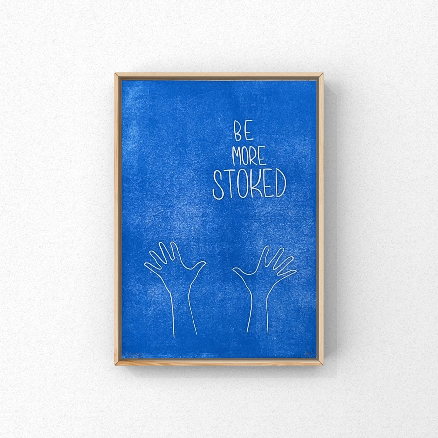 More Stoked A4 linoleumstryk