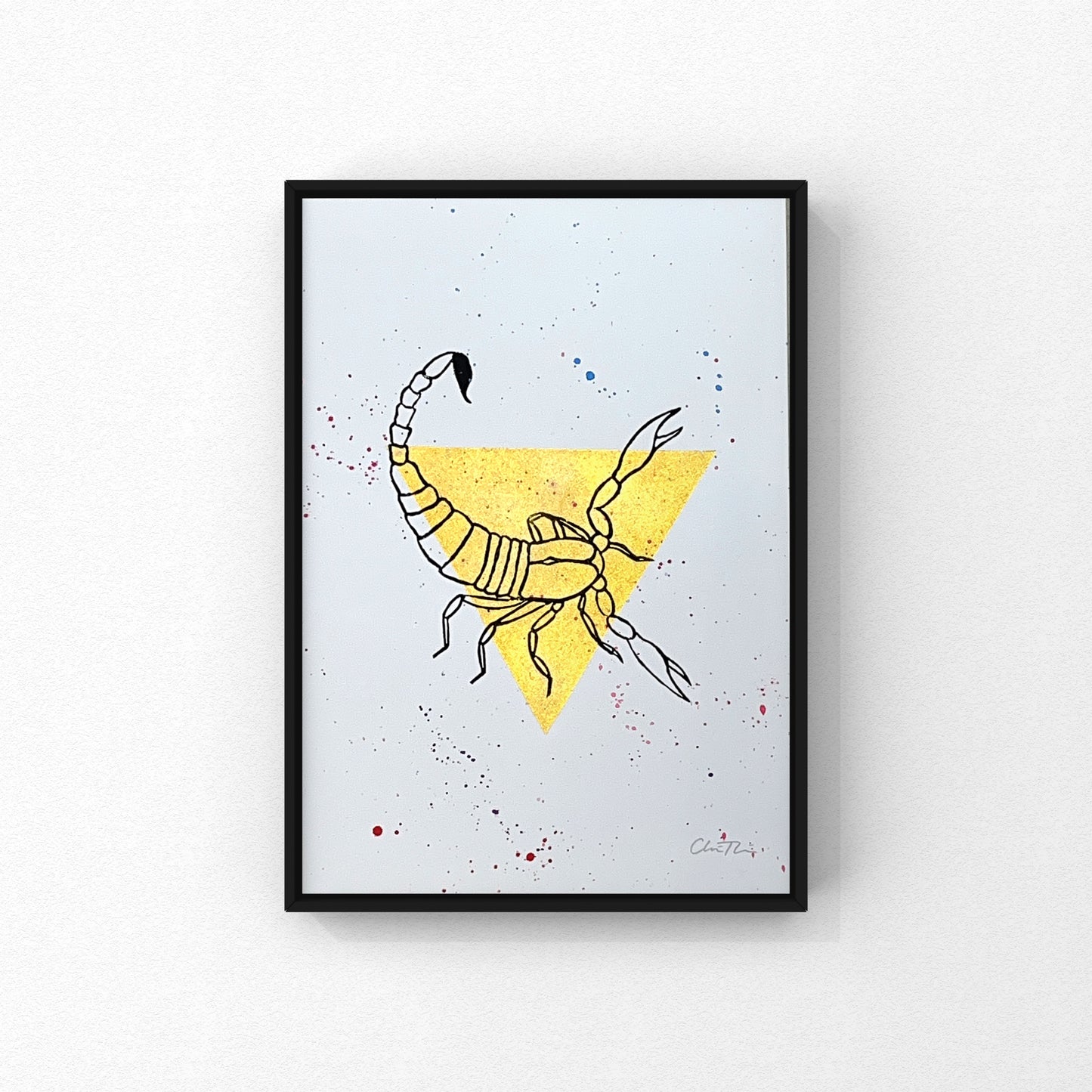 Stjernetegn A4 linoleumstryk