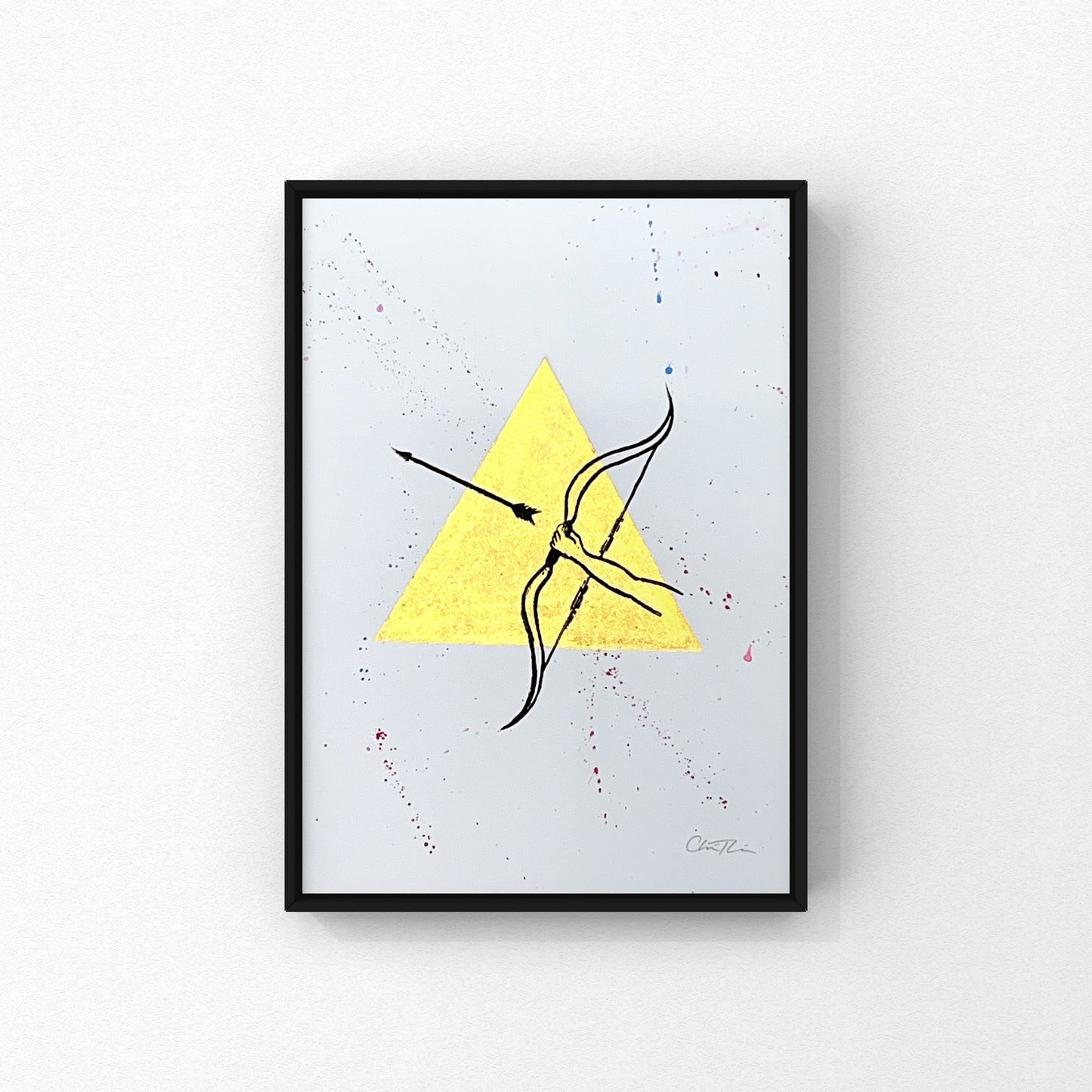 Stjernetegn A4 linoleumstryk