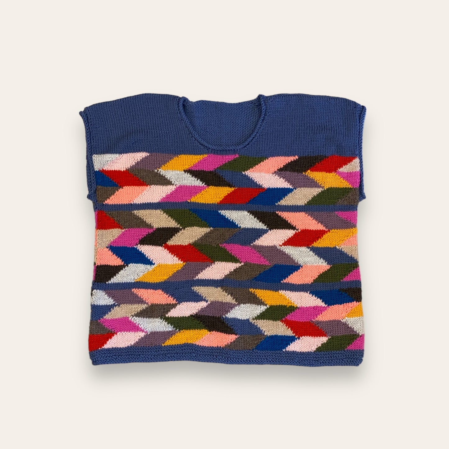 Strikket vest i merino str L HG Design