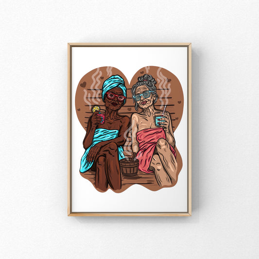 Kunstprint - Spa Day | A5