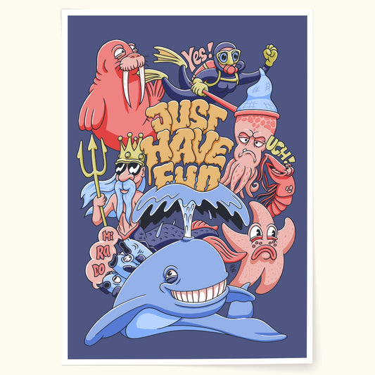 Kunstprint - Just have fun