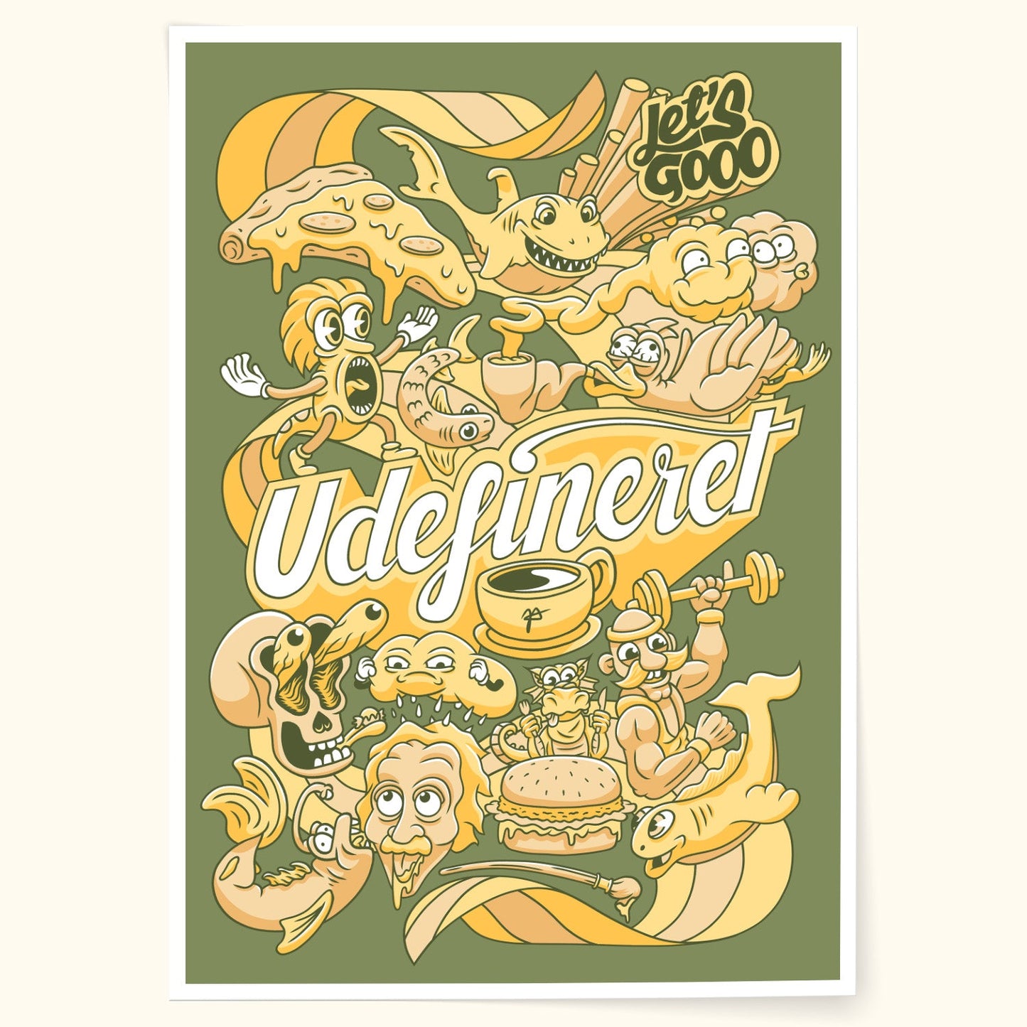Kunstprint - Udefineret