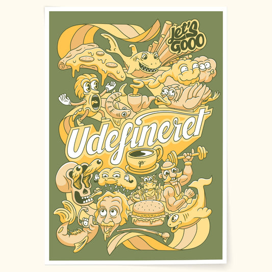 Kunstprint - Udefineret