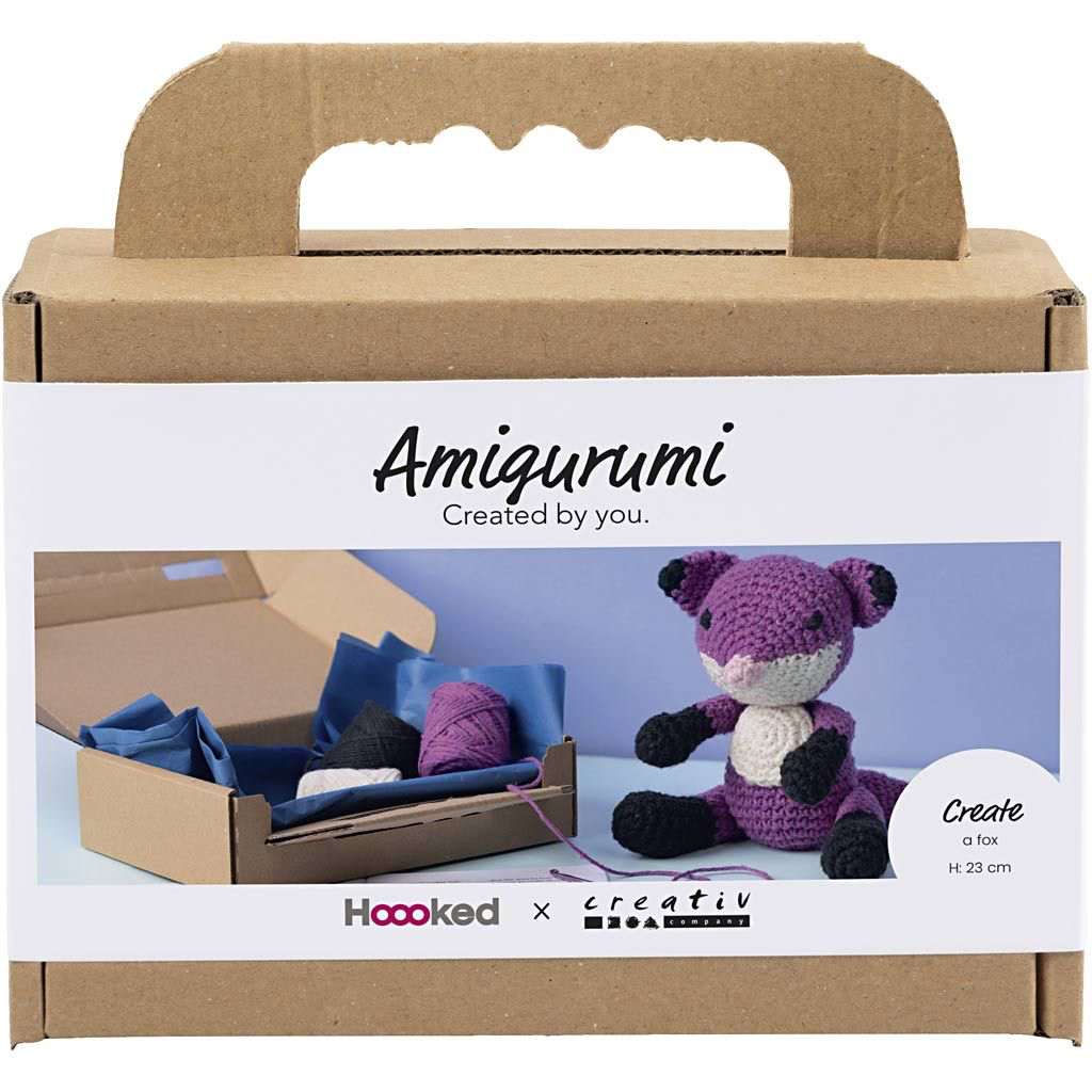 DIY kit - Amigurumi ræv
